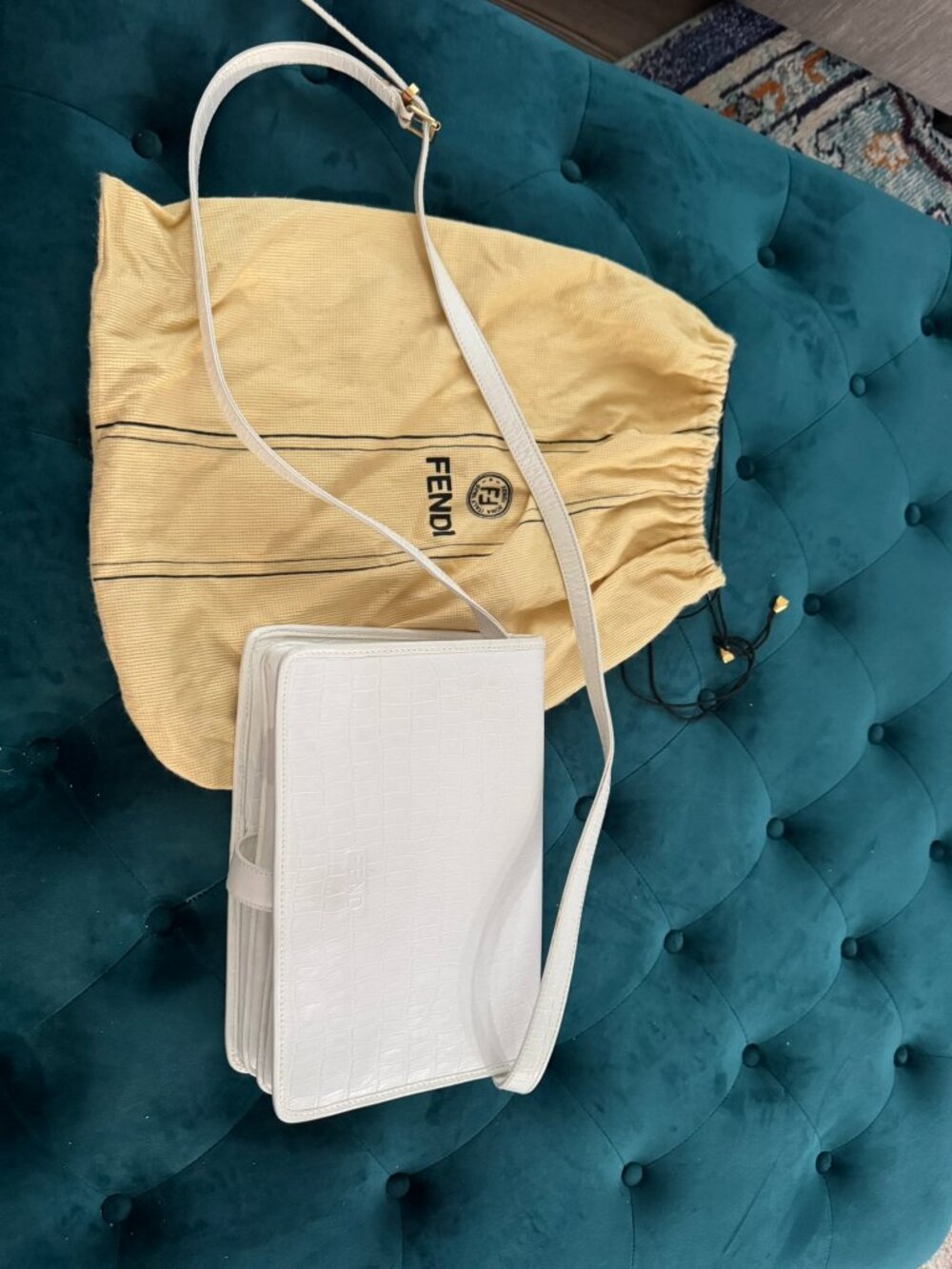 Fendi leather handbag